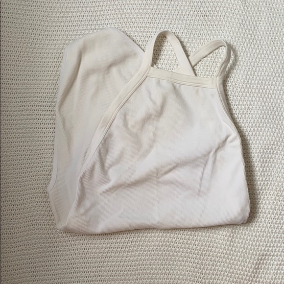 Women’s ribbed open back bodysuit - Picture 2 of 4